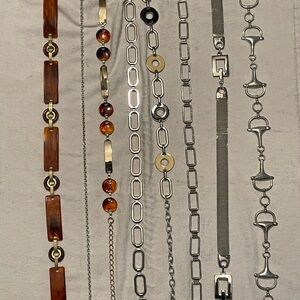 Lot of mixed vintage belts